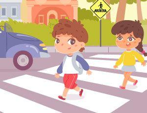 Jogos interativos de trânsito atraem crianças no Espaço Kids do
